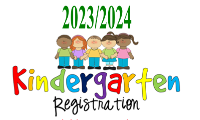 Kindergarten Registration with images of children