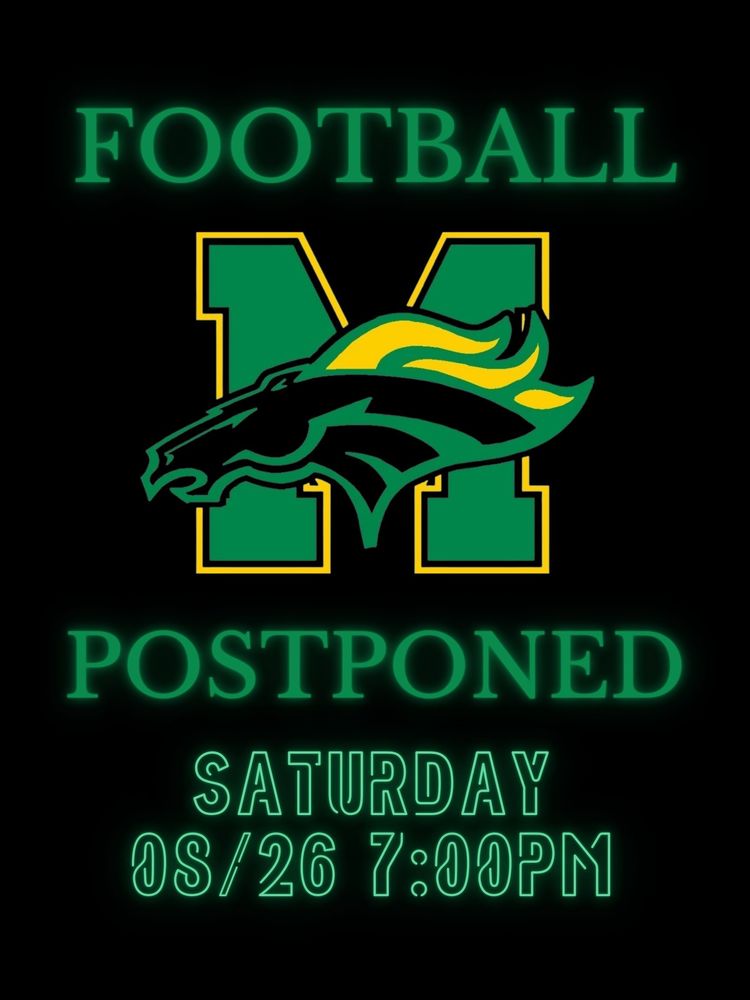 FB MOVED TO SAT. 8/26 @ 7:00