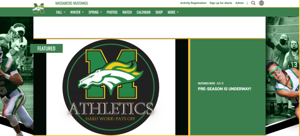 NEW Athletics Website!