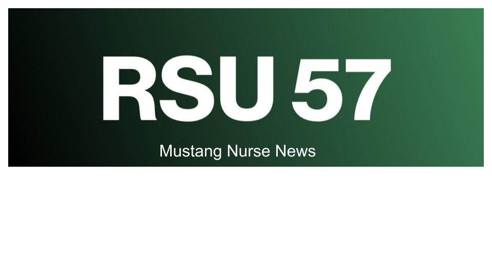 Mustang Nurse News