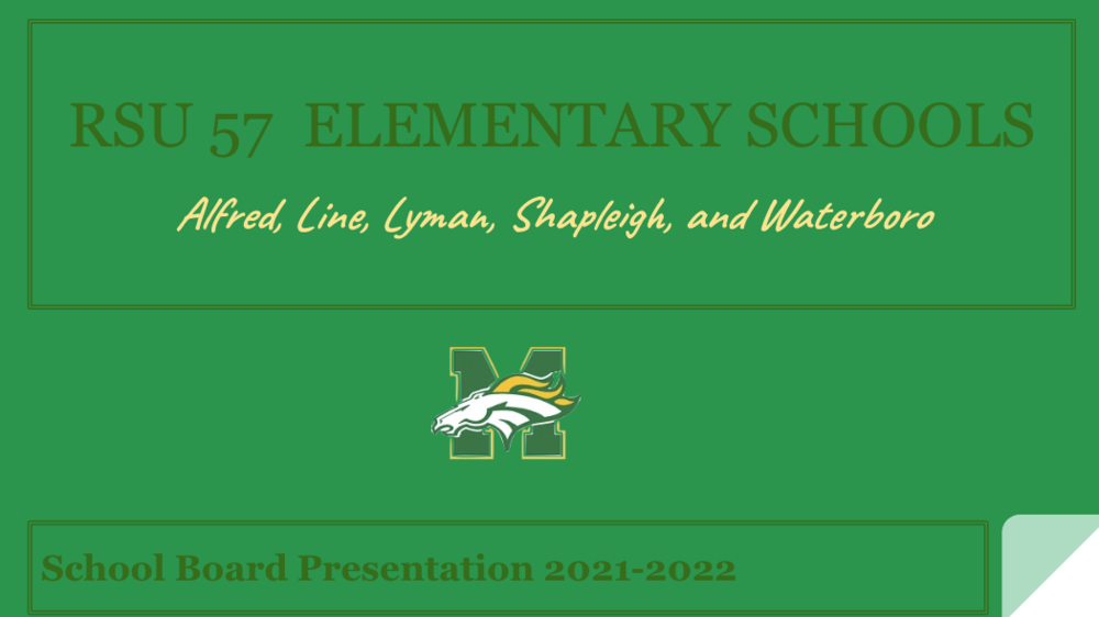 Elementary School State of the Schools 2021-2022