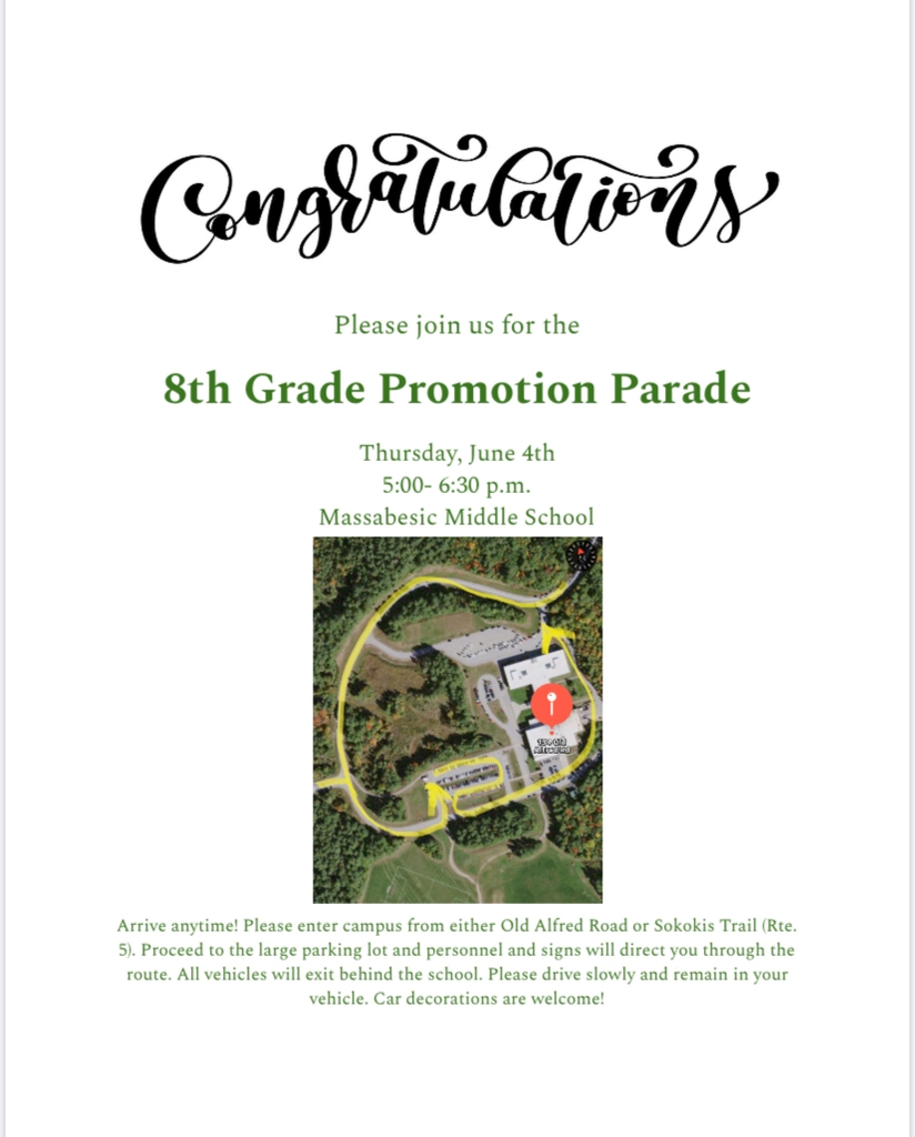 8th grade parade invitation